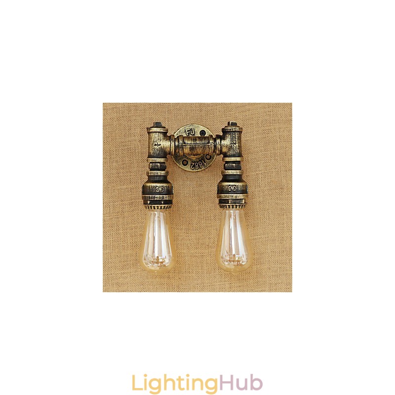 Rustic Lodge Country Retro Painting Feature for Mini Style Ambient Light Wall Sconces