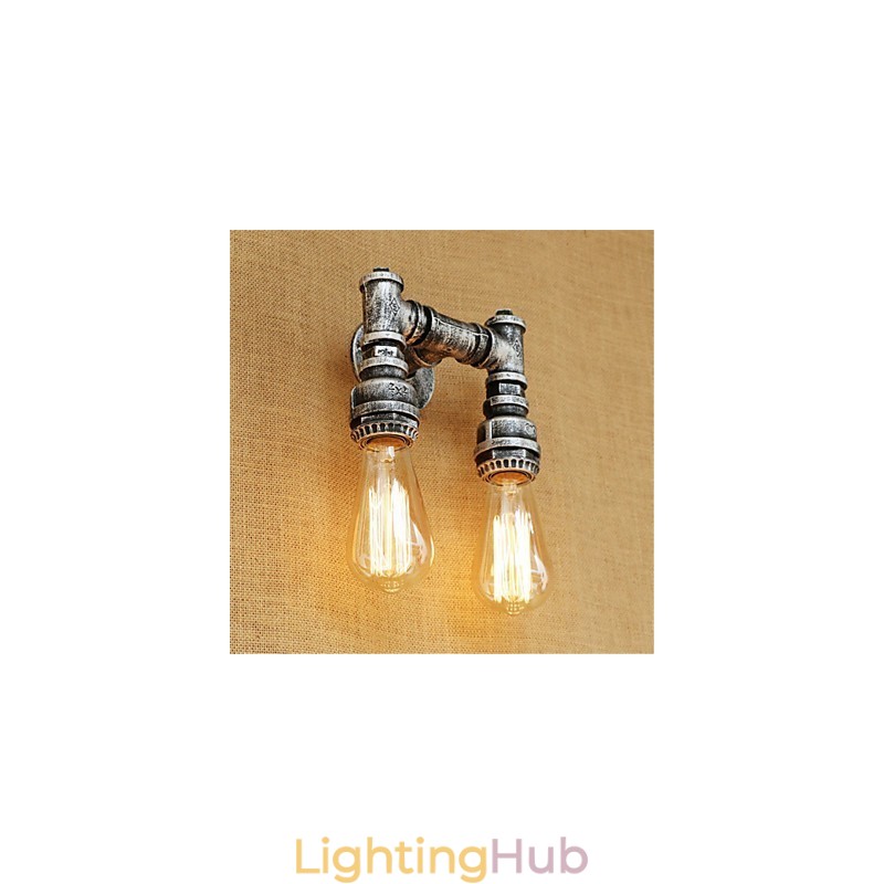 Rustic Lodge Country Retro Painting Feature for Mini Style Ambient Light Wall Sconces