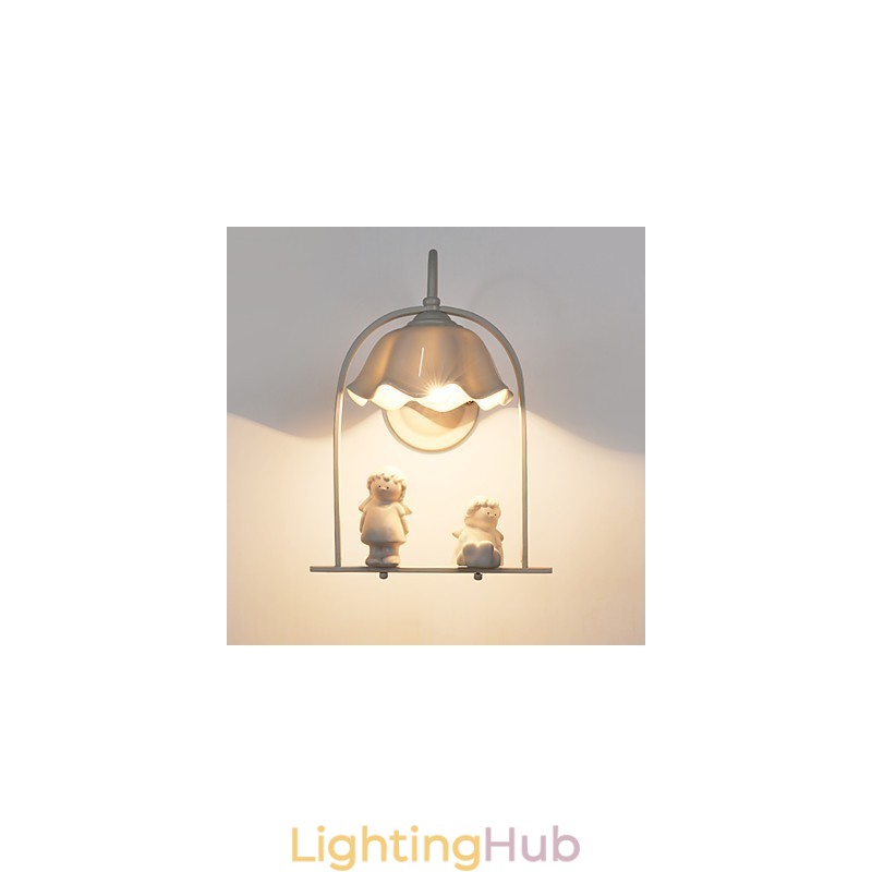 Modern Contemporary Painting Feature for Eye Protection Ambient Light Wall Sconces Wall Light