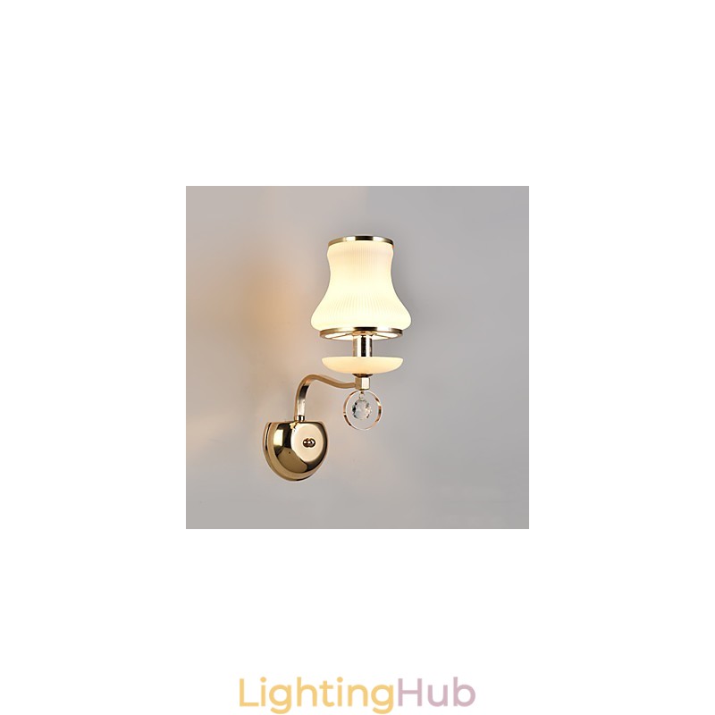 Modern Contemporary Electroplated Feature for Crystal Ambient Light Wall Sconces Wall Light