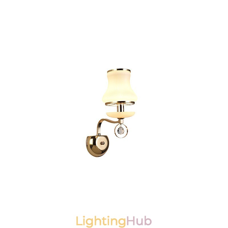 Modern Contemporary Electroplated Feature for Crystal Ambient Light Wall Sconces Wall Light