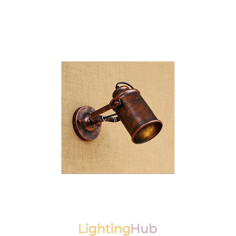 Rustic Lodge Country Retro Painting Feature for Mini Style Eye Protection Ambient Light Wall