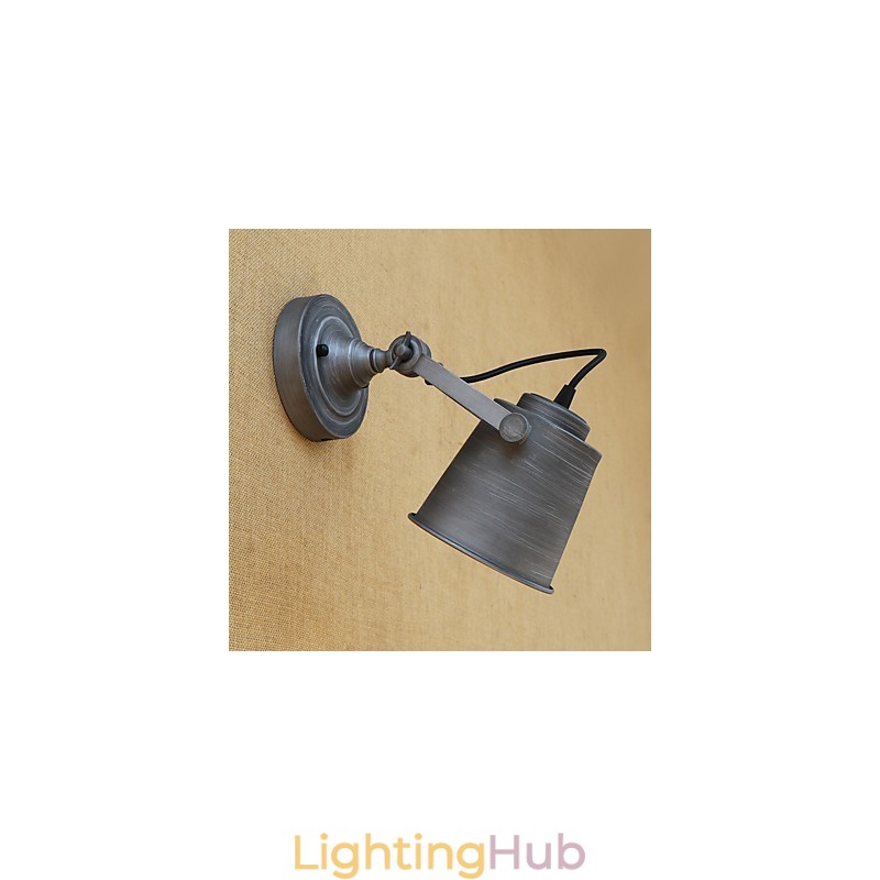 Rustic Lodge Country Retro Painting Feature for Mini Style Eye Protection Ambient Light Wall