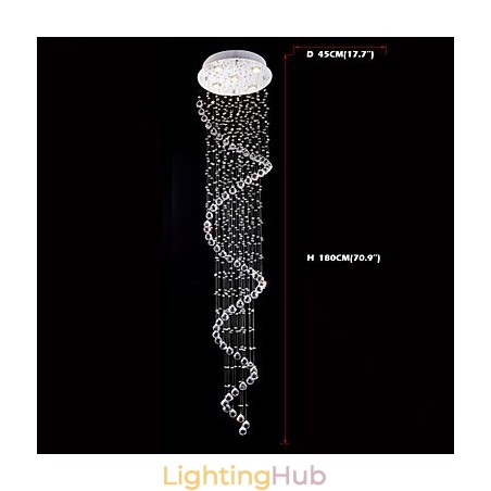 Crystal Pendant Light Chandelier Lighting 5 Lights Silver Canpoy Clear K9 Crystal Helix Ceiling Lamps Crystal Pendant Light Chandelier Lighting 5 Lights Silver Canpoy Clear K9 Crystal Helix Ceiling Lamps