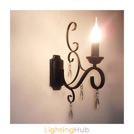 Crystal Candle Lamp Iron Creative Personality Corridor Staircase Decoration Bedside Lamp Wall Lamp Crystal Candle Lamp Iron Creative Personality Corridor Staircase Decoration Bedside Lamp Wall Lamp