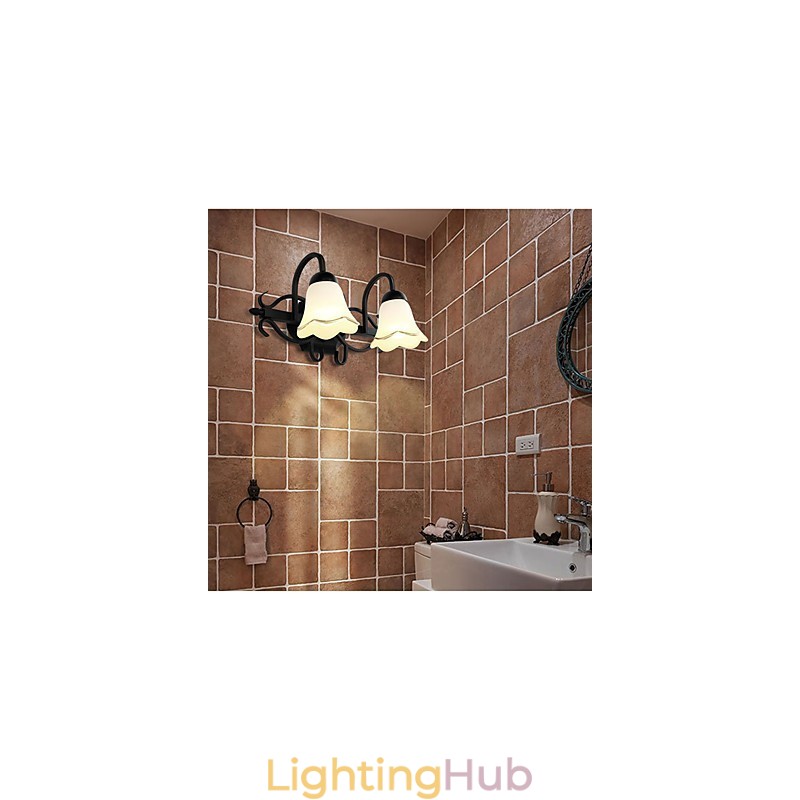 Rustic Lodge Electroplated Feature for Downlight Bathroom Lighting Wall Light