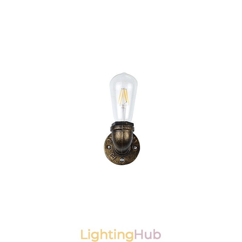 Rustic Lodge Traditional Classic Antique Brass Feature for Ambient Light Wall Sconces Wall Light