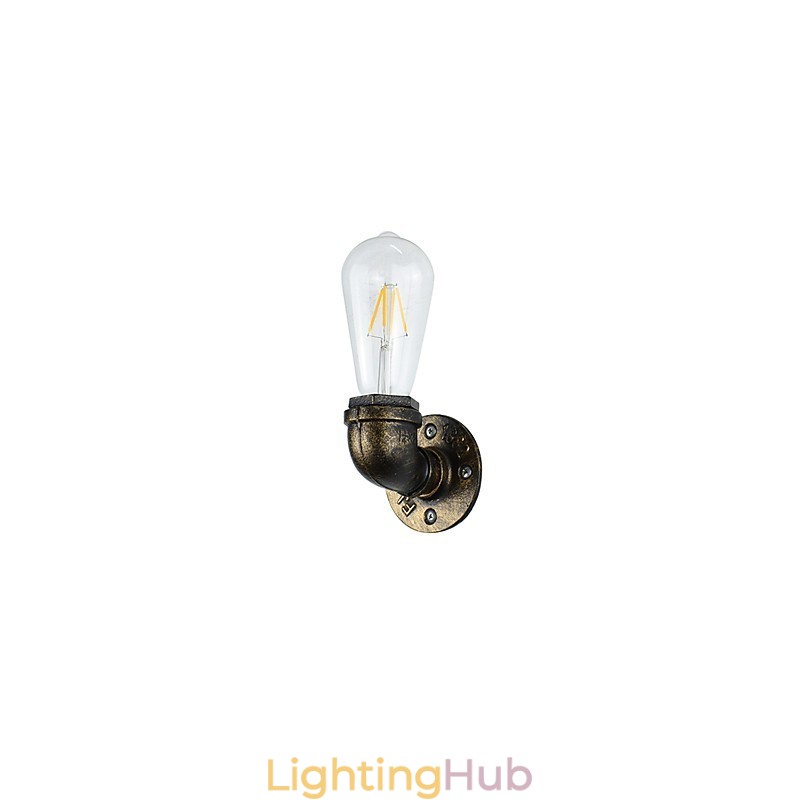 Rustic Lodge Traditional Classic Antique Brass Feature for Ambient Light Wall Sconces Wall Light