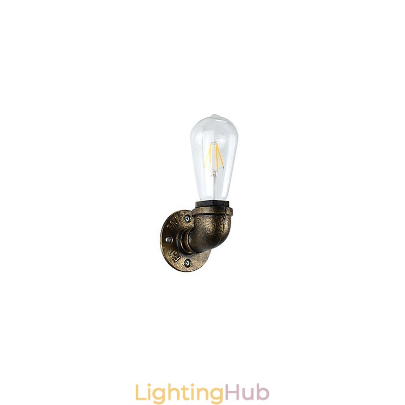 Rustic Lodge Traditional Classic Antique Brass Feature for Ambient Light Wall Sconces Wall Light