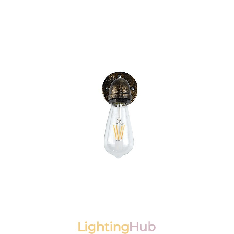 Rustic Lodge Traditional Classic Antique Brass Feature for Ambient Light Wall Sconces Wall Light