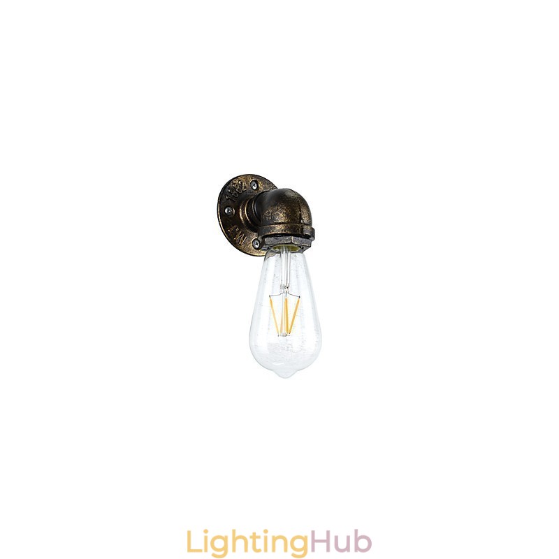 Rustic Lodge Traditional Classic Antique Brass Feature for Ambient Light Wall Sconces Wall Light