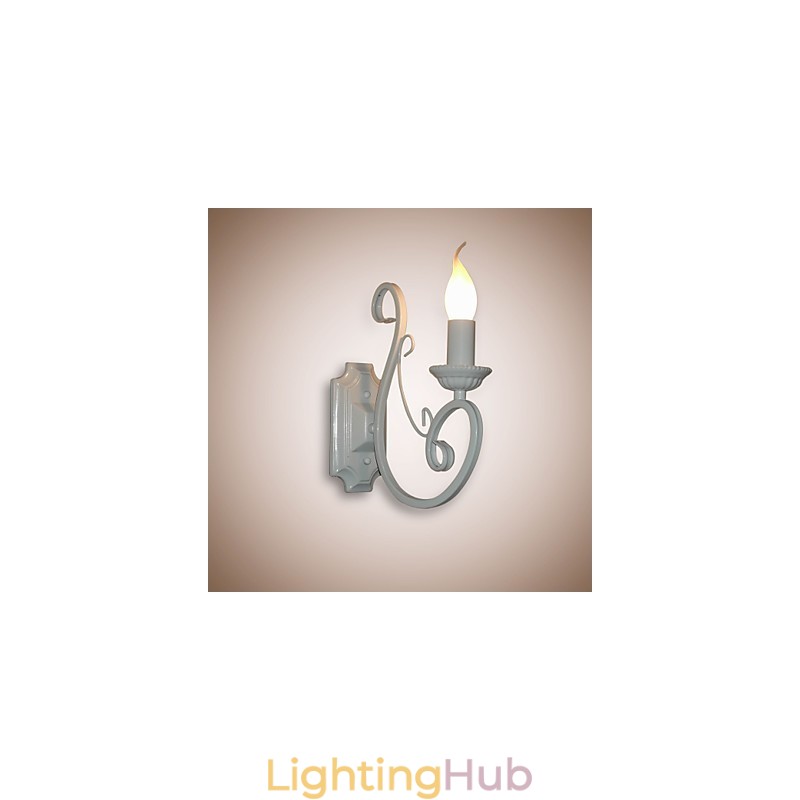 Candle Lamp Bedside Lamp Wall Lamp Iron Corridor Creative Pastoral Mirror Lamp