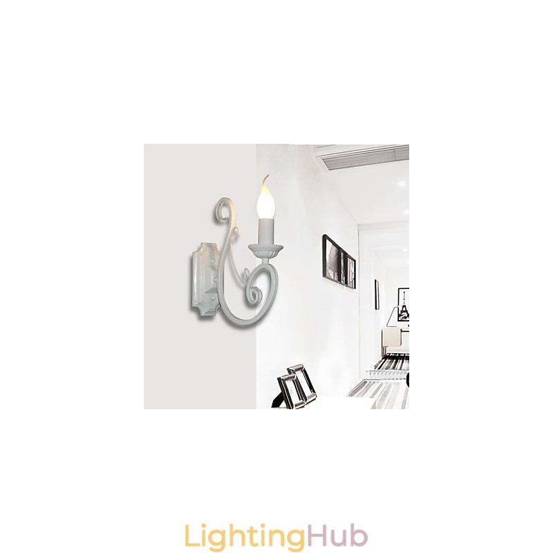 Candle Lamp Bedside Lamp Wall Lamp Iron Corridor Creative Pastoral Mirror Lamp