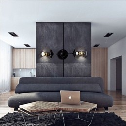 Rustic Lodge Country Electroplated Feature for Mini Style Ambient Light Wall Sconces Wall Light