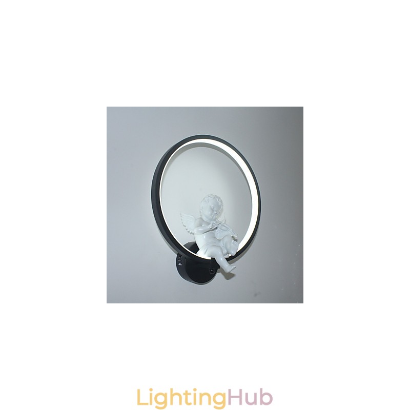 Wall Lamp Modern Creative Personality Lamp Designer Angel Decoration Lamp Aluminum Integrated Corridor Wall Lamp