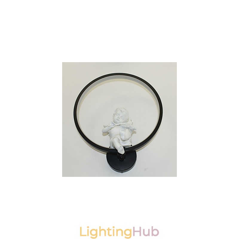 Wall Lamp Modern Creative Personality Lamp Designer Angel Decoration Lamp Aluminum Integrated Corridor Wall Lamp