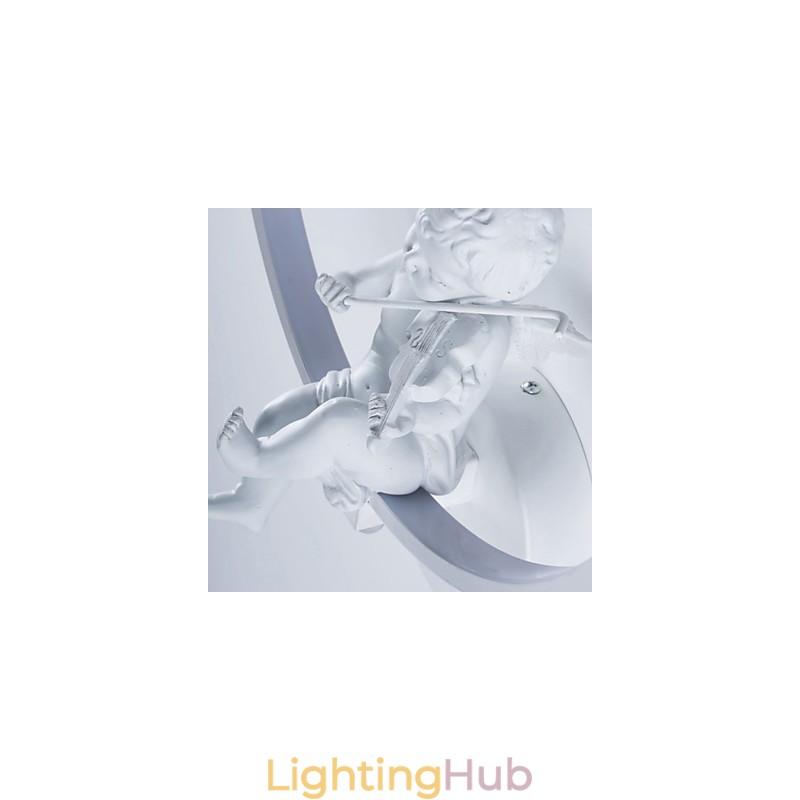 Wall Lamp Modern Creative Personality Lamp Designer Angel Decoration Lamp Aluminum Integrated Corridor Wall Lamp