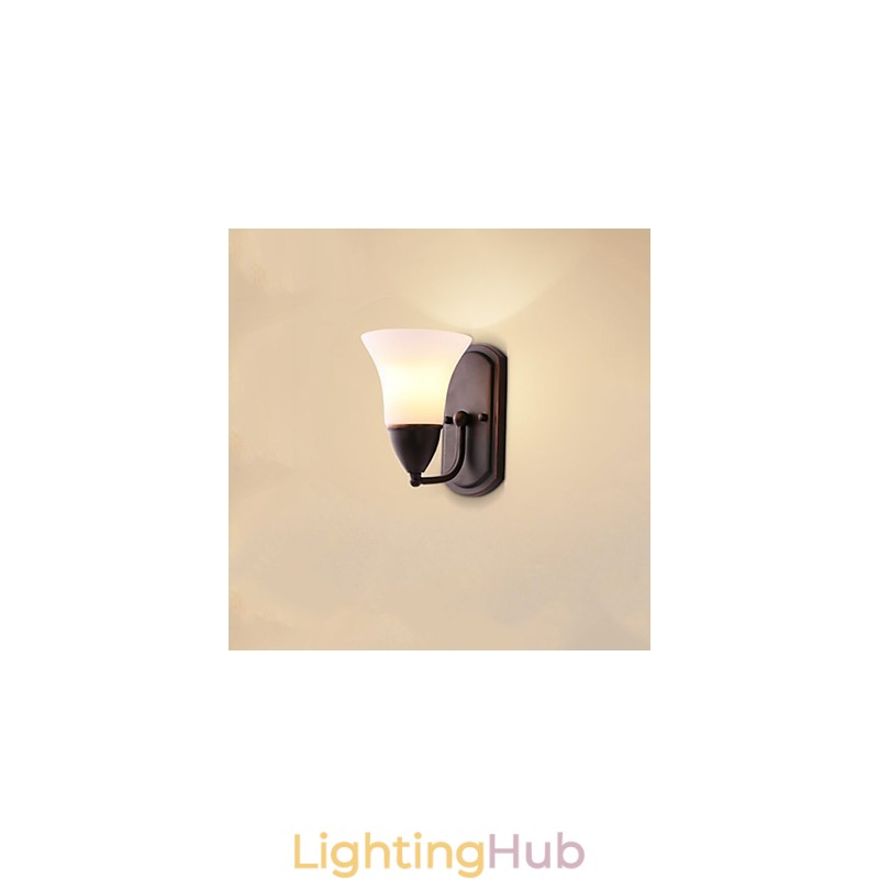 Rustic Lodge Black Oxide Finish Feature for Eye Protection Ambient Light Wall Sconces Wall Light