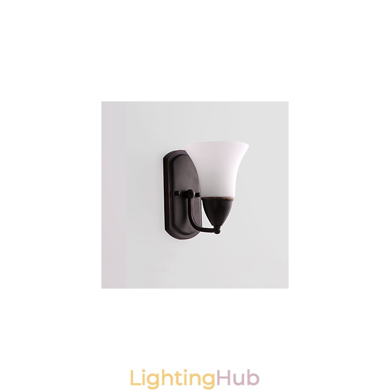 Rustic Lodge Black Oxide Finish Feature for Eye Protection Ambient Light Wall Sconces Wall Light