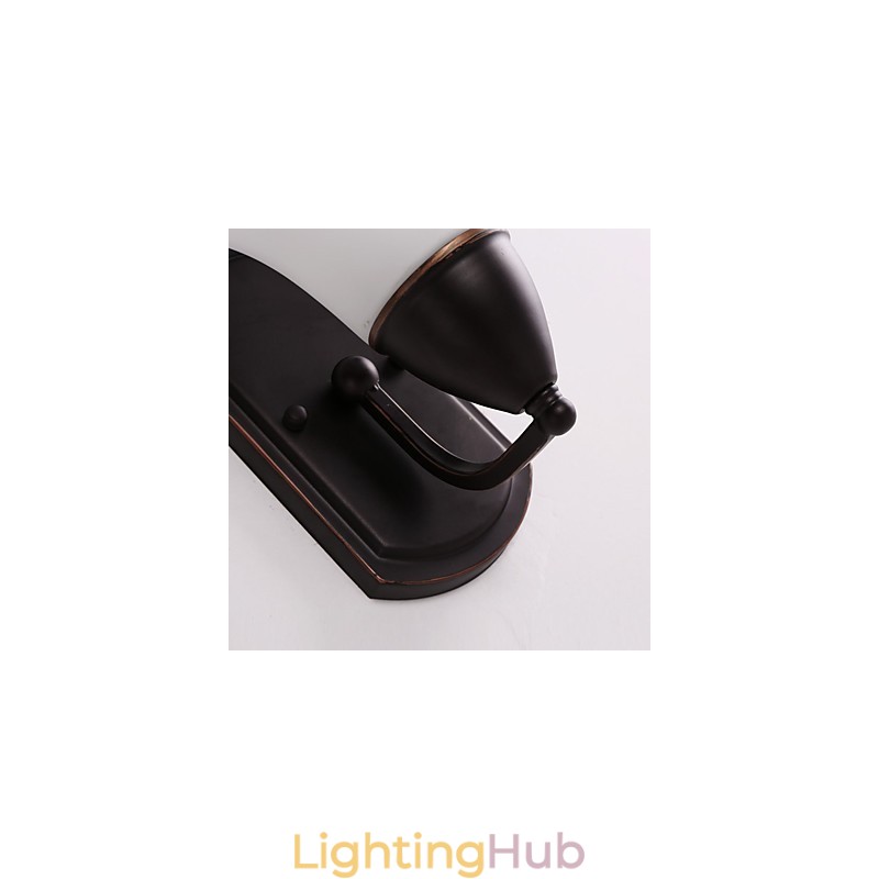 Rustic Lodge Black Oxide Finish Feature for Eye Protection Ambient Light Wall Sconces Wall Light