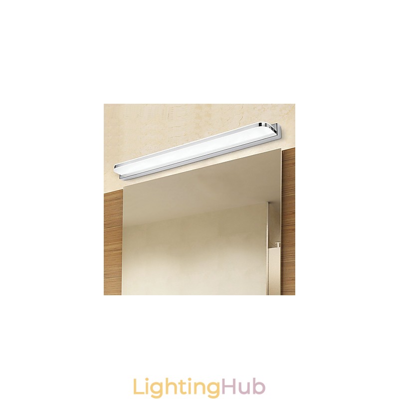 Integrated Modern Contemporary Electroplated Feature for Ambient Light Bathroom Lighting Wall Light
