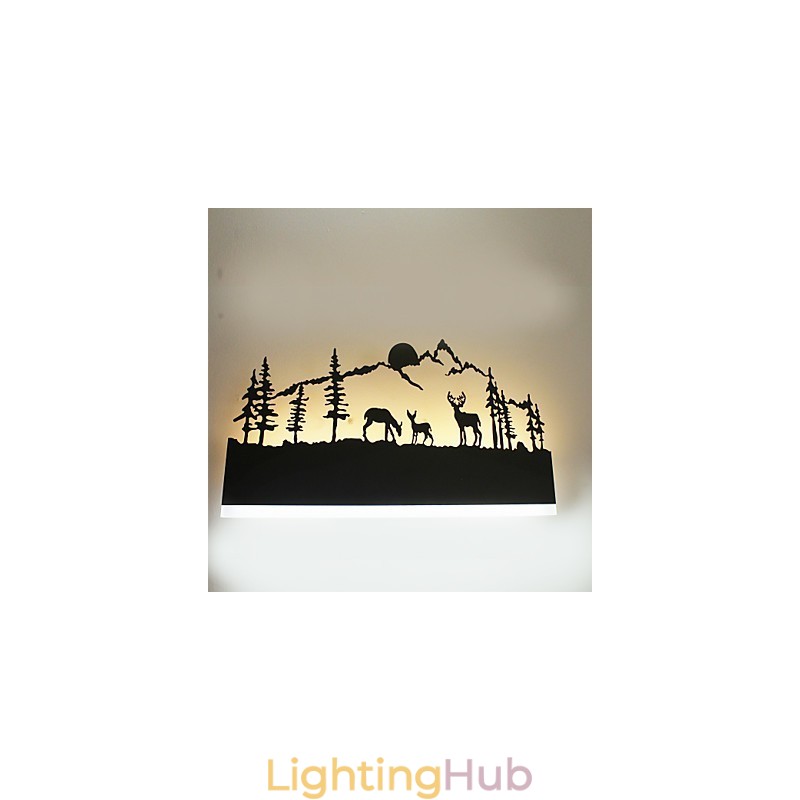 Integrated Feature for Ambient Light Wall Sconces Wall Light