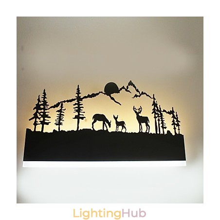 Integrated Feature for Ambient Light Wall Sconces Wall Light