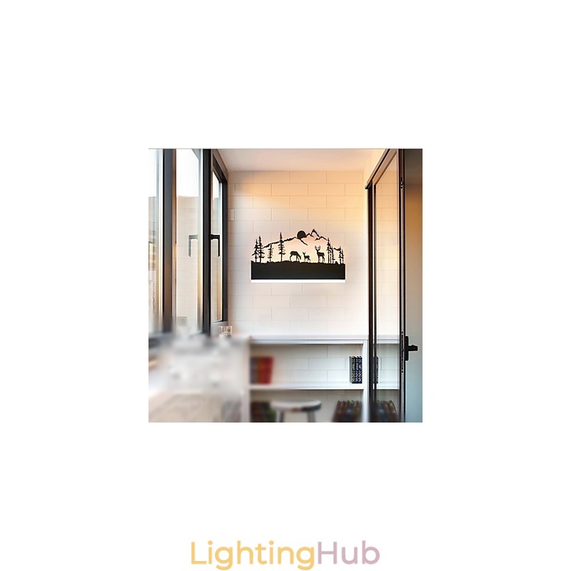 Integrated Feature for Ambient Light Wall Sconces Wall Light