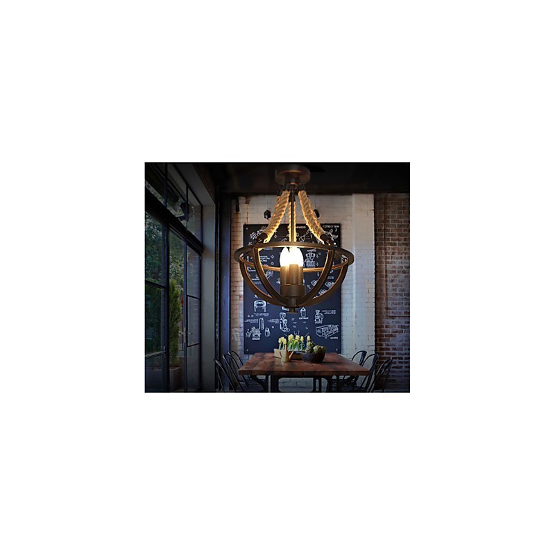American Ceiling Retro Rope Simple Lamp