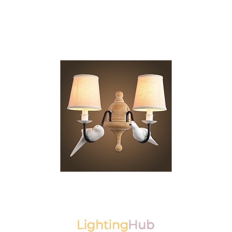 Rustic Lodge Simple Vintage Painting Feature Ambient Light Wall Sconces Wall Light
