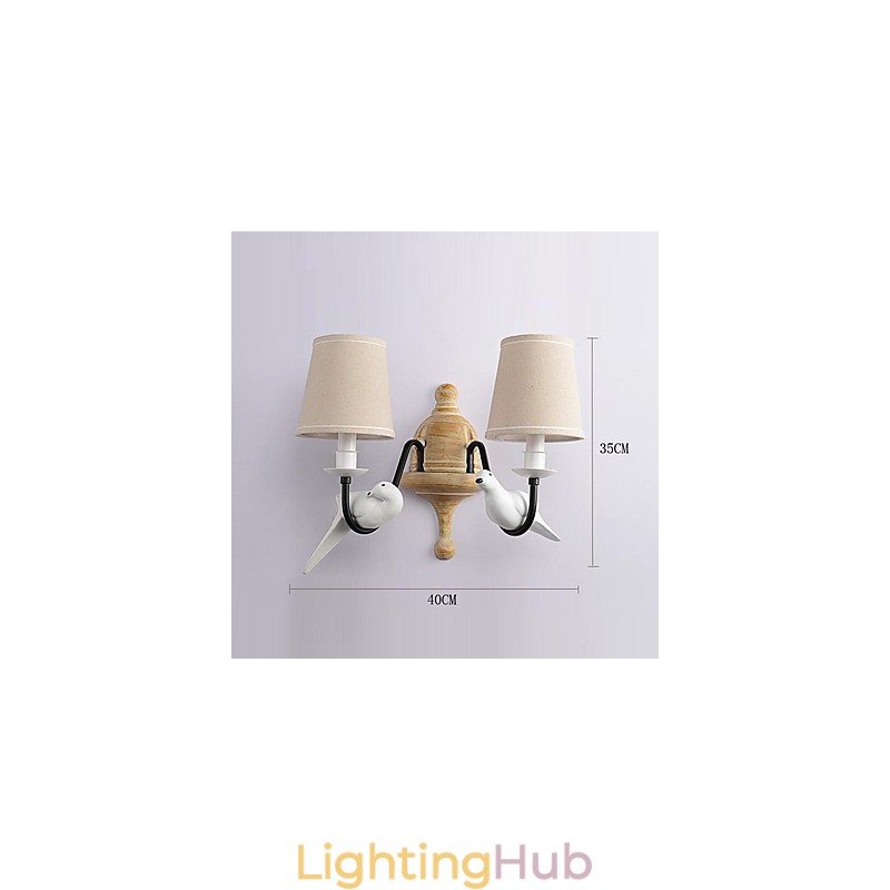 Rustic Lodge Simple Vintage Painting Feature Ambient Light Wall Sconces Wall Light