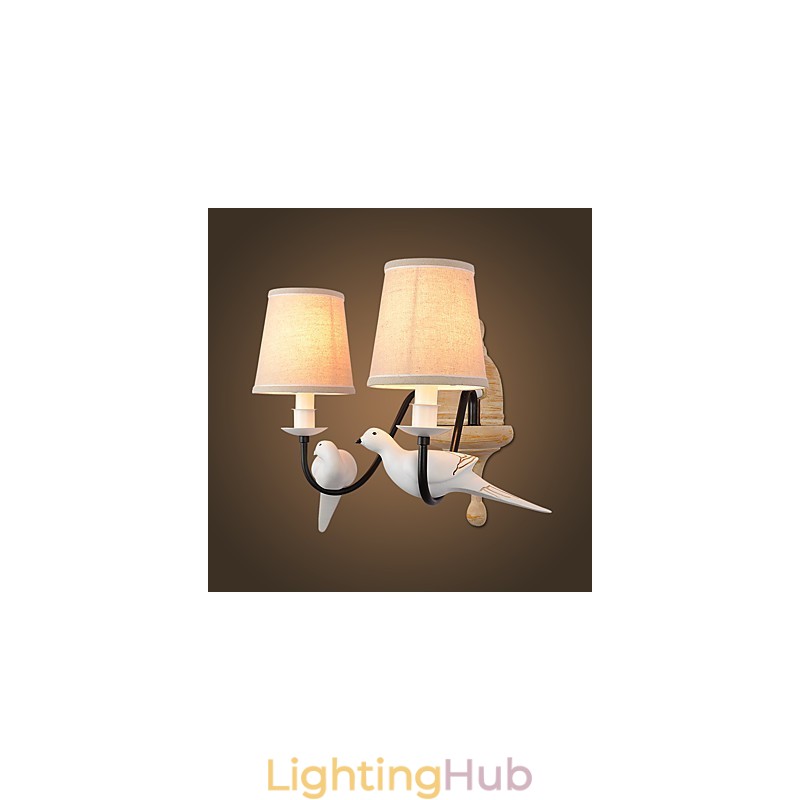 Rustic Lodge Simple Vintage Painting Feature Ambient Light Wall Sconces Wall Light