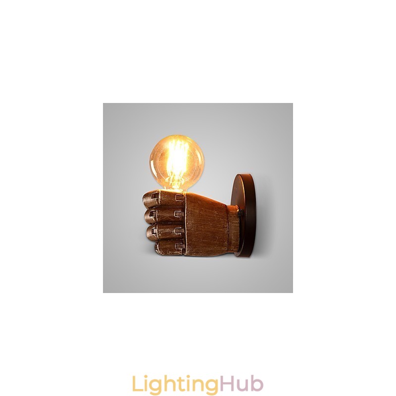 Loft industrial Cafe wall lamp Resin wall lamp Lodge Antique Vintage Retro Painting Feature for Mini Style Ambient Light Wall Sconces Wall Light