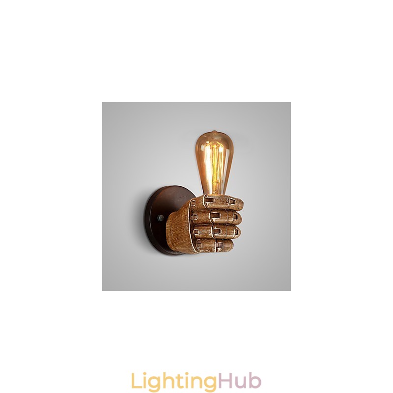 Loft industrial Cafe wall lamp Resin wall lamp Lodge Antique Vintage Retro Painting Feature for Mini Style Ambient Light Wall Sconces Wall Light