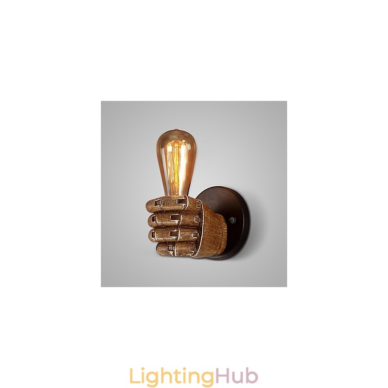 Loft industrial Cafe wall lamp Resin wall lamp Lodge Antique Vintage Retro Painting Feature for Mini Style Ambient Light Wall Sconces Wall Light