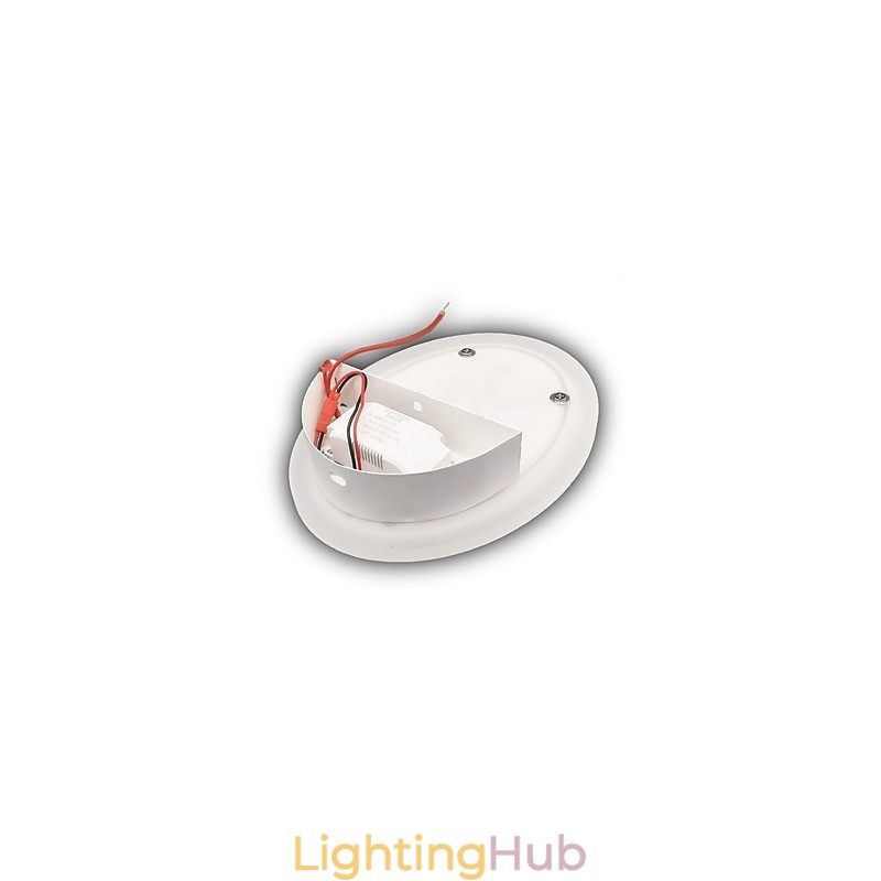 Plum Carved Acrylic Scrub Wall Light Round Shaped Bedside Lamp Corridor Lights Warm White AC220V