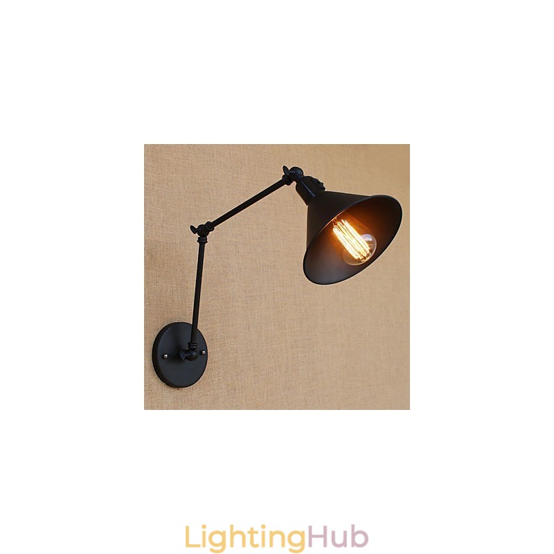 Country Retro Painting Feature for Mini Style Swing Arm Eye Protection Downlight Swing Arm Lights