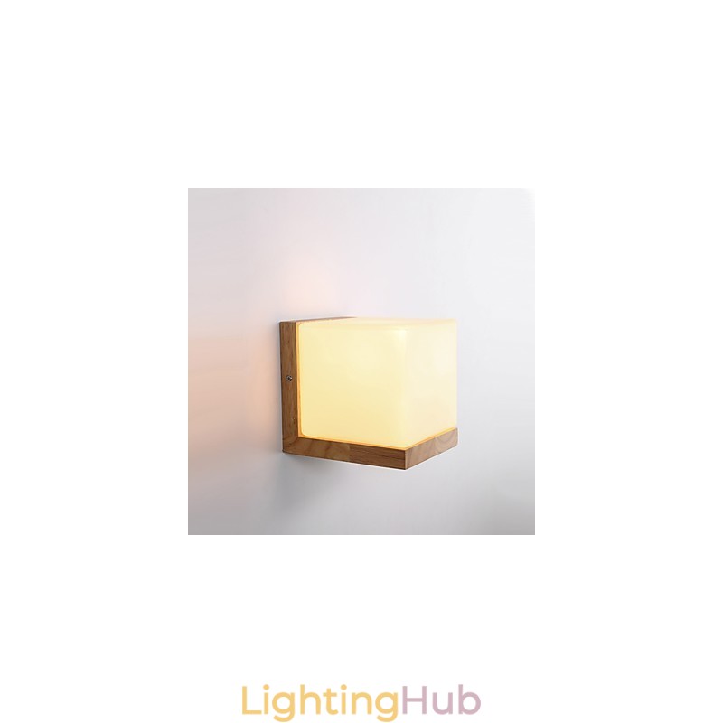 Novelty Country Feature for Mini Style Eye Protection Ambient Light Sconces Bedside Night Light Creative Balcony Wall Lamp