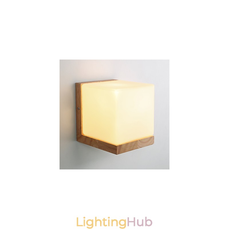 Novelty Country Feature for Mini Style Eye Protection Ambient Light Sconces Bedside Night Light Creative Balcony Wall Lamp