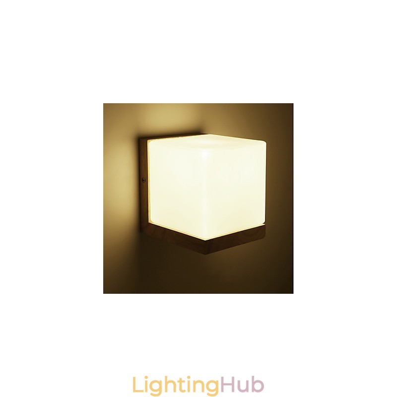 Novelty Country Feature for Mini Style Eye Protection Ambient Light Sconces Bedside Night Light Creative Balcony Wall Lamp