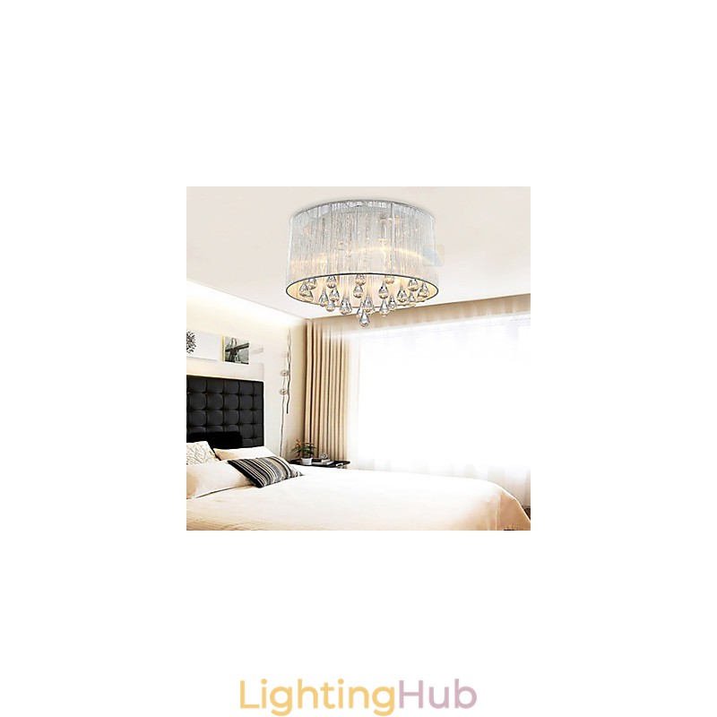 Ceiling Light Modern Crystal 4 Lights