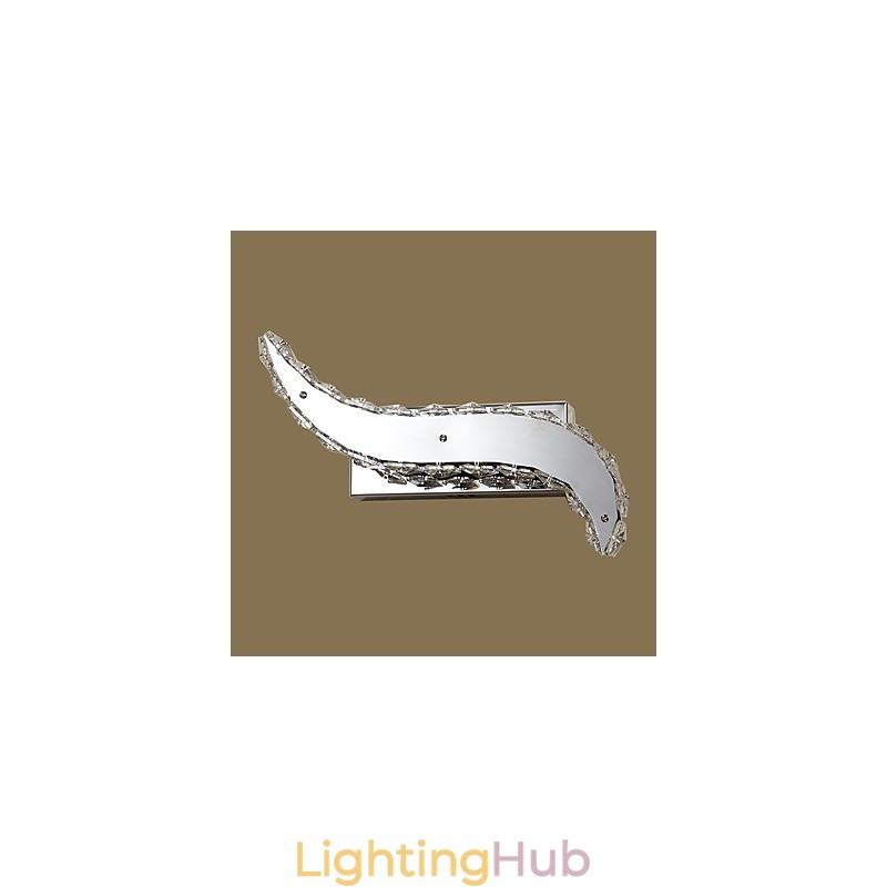 Integrated Modern Contemporary Painting Feature for Crystal Ambient Light Wall Sconces Wall Light