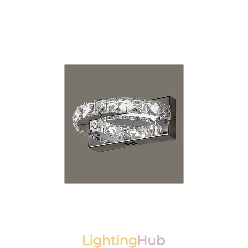 Integrated Modern Contemporary Painting Feature for Crystal Ambient Light Wall Sconces Wall Light