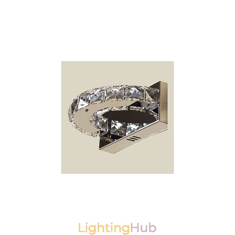 Integrated Modern Contemporary Painting Feature for Crystal Ambient Light Wall Sconces Wall Light