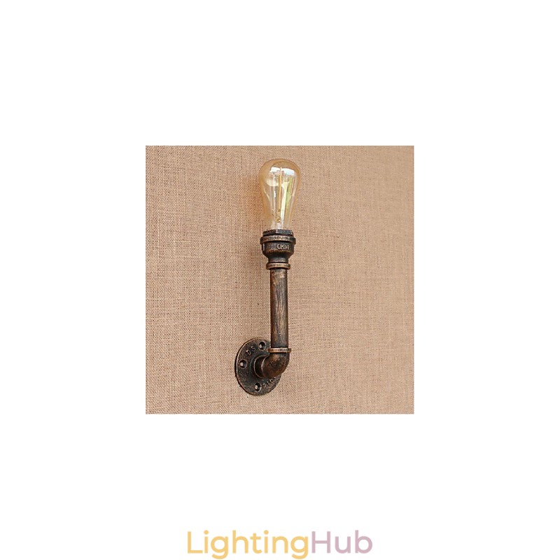 Nostalgia Simple Water Pipe Decorative Small Wall Lamp Wall Light