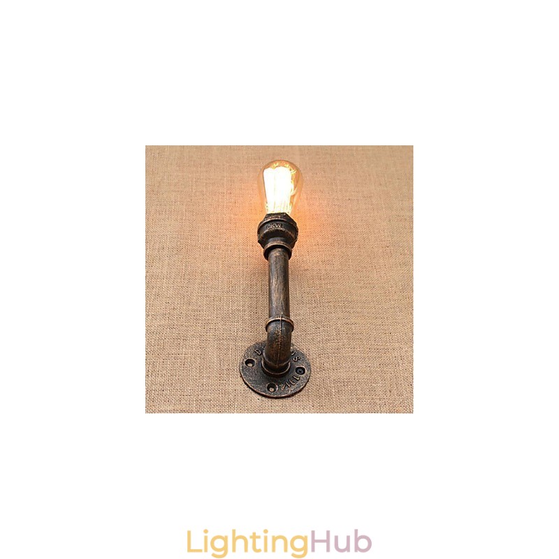 Nostalgia Simple Water Pipe Decorative Small Wall Lamp Wall Light