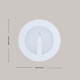 Integrated Modern Contemporary Painting Feature for Ambient Light Wall Sconces Wall Light