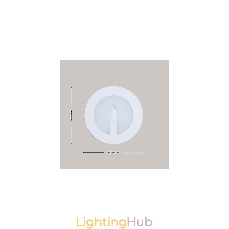 Integrated Modern Contemporary Painting Feature for Ambient Light Wall Sconces Wall Light
