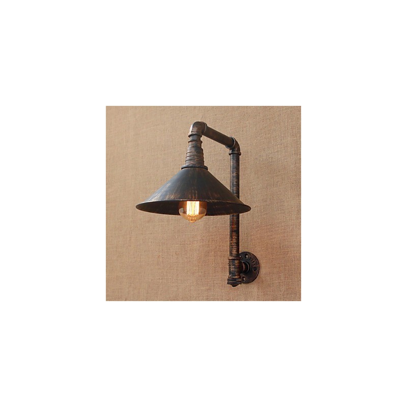 Rustic Lodge Country Antique Brass Feature for Ambient Light Wall Sconces Wall Light