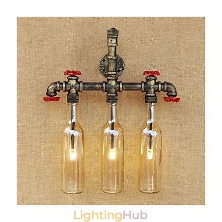 Retro Industrial Wind Switch Water Bottle Wall Lamp Wall Light Amber Retro Industrial Wind Switch Water Bottle Wall Lamp Wall Light Amber
